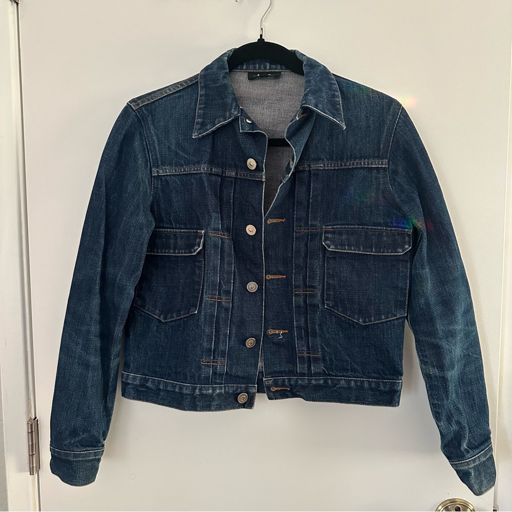 Medium Dark Blue A.P.C. denim jacket